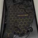 Yahi Red Light Photon Facial & Neck Mask with Remote Control, 7 Custom Modes with Infrared, Portable & Rechargeable with Timer for Home Use, 175 High-Density Light Beads, Black