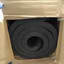 Retrospec Solana Yoga Mat 1" Thick w/Nylon Strap for Men & Women - Non Slip Exercise Mat for Home Yoga, Pilates, Stretching, Floor & Fitness Workouts (Black)