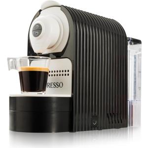 Mixpresso Black Espresso Machine for Nespresso Compatible Capsule, Single Serve Coffee Maker Programmable for Espresso Pods, Premium Italian 19 Bar High Pressure Pump 27oz 1400w Black Coffee Maker