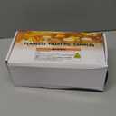 Homemory 15 Pack 3” Flameless Led Floating Candles, 200 Hour Battery Operated Flickering Waterproof Tealights for Cylinder Vases, Centerpieces at Wedding, Party, Pool, Holiday (Ivory Base)