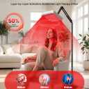 Red Light Therapy for Face Body, 660nm 850nm 940nm Infrared Light Therapy for Home Use, Dual Stand/Hanging Kit, Muscle Recovery & Skin Wellness LED Red Panel with Goggles & Mask, Ideal Gift for Women