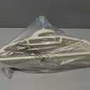 Bihoonge 50Pack Upgraded Short Neck Vertical Space Saver Hangers, 360 Degree Swivel Hooks, Non-Slip Hangers, Liquid Silicone, Smooth as Skin (Not Velvet) - Cream