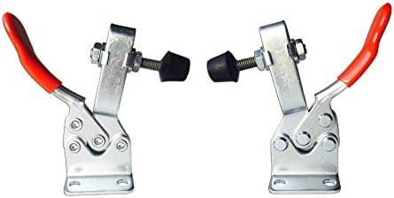 Smoker Toggle Latch, BBQ pit lid clamp. Front Flat mount 2 pk