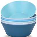 32 Ounce Cereal Bowls, Unbreakable Wheat Straw Fiber Bowl, Lightweight Kitchen Bowls Microwave & Dishwasher Safe BPA Free Bowls, E-Co Friendly Bowls Set for Cereal, Salad,Oatmeal, Soup,Snacks -6 Color