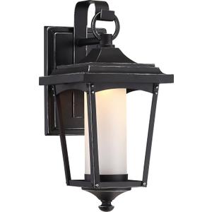 Nuvo 62/821 One Light Outdoor Wall Mount, Pack, Black