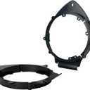 Scosche SAGMHR634 6.5-6.75 Speaker Adapters Compatible with Select 2005-20 GM Vehicles - 6 1/2" to 6 3/4" Adapter Spacer for Car Door Speakers - Sold in Pairs - See Fit Guide in Image for Vehicles
