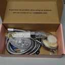 Cobbe Filtered LED Shower Head with Handheld, Color Changing, High Pressure Shower Head with Filter, Water Saving Spray Handheld Showerheads with Hose and Base for Dry Skin & Hair