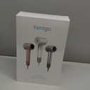 Fentgo Hair Dryer with Diffuser - High-Speed Ionic Low Noise Blow Dryer for Fast Drying, 2 Speeds & 4 Temps Thermo-Control, Lightweight & Quiet Hairdryer for Home & Travel