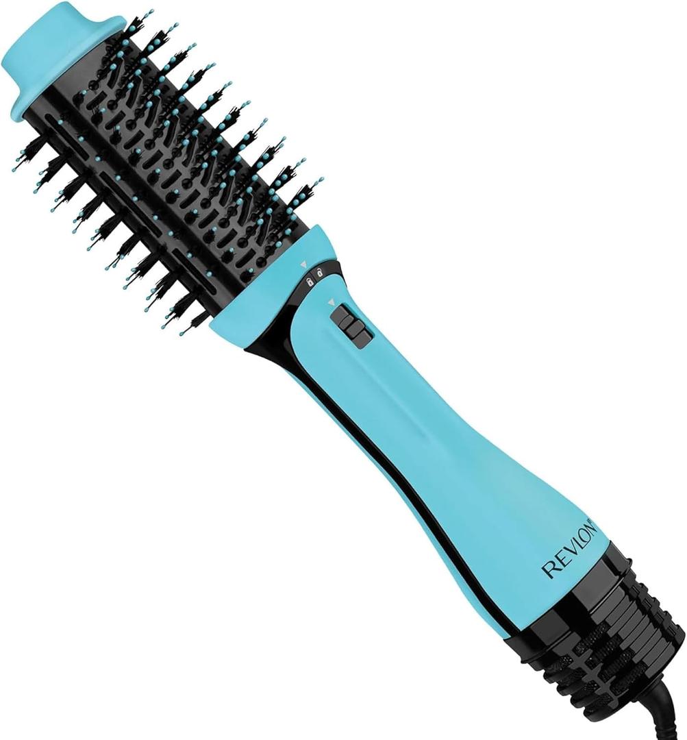 REVLON One Step Volumizer Plus Hair Dryer and Styler | More Volume, Less Damage, and More Styling Control for Easy and Fast Salon-Style Blowouts, Plus Travel Friendly (Mint) (2.0 VOLUMIZER PLUS)