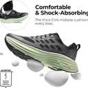 NORTIV 8 Men's Walking Running Tennis Cushioning Shoes ActiveFloat Non Slip Athletic Gym Workout Jogging Comfortable Sneakers, Size 9.5