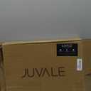Juvale Bamboo Silverware Organizer for Drawer, Kitchen, 6 Slot Utensil Tray (Black, 17 x 11.75 x 1.75 In Silverware Drawer Organizer)