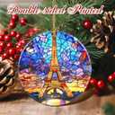 3 x Christmas Ornaments, Eiffel Tower Ornament, Christmas Tree Ornaments, Xmas Decorations, Holiday Decorations, Eiffel Tower Lover Gifts, Holiday Party Gifts, and Xmas Gift Ideas