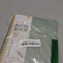 Taja Spiral Lined Notebook, 8.5"x11" Notebooks for Work, Large A4 Journal for Women & Men, College Ruled Journaling Notebook for Writing, Plastic Cover Spiral Journal, Green