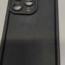 Puxicu Slim Case for iPhone 15 Pro Max, Enhanced Camera Protection, Shockproof Skin-Friendly Touch Soft Case Cover for iPhone 15 Pro Max Phone 6.7 inch, Black