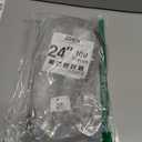 100PCS Metal Cable Zip Ties Heavy Duty 24 Inch Long Stainless Steel ZipTies 270LBS Tensile Strength Steel Wire Ties Multi-Purpose Self-Locking Metal Wrap Ties for Indoor and Outdoor