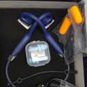 Swimming Headphones,IPX8 Waterproof Bone Conduction Headphones,32GB Memory Open Ear Headphones with Mic, Wireless Earphones Underwater Sport Earbuds for Workout Running Cycling Gift (Blue)