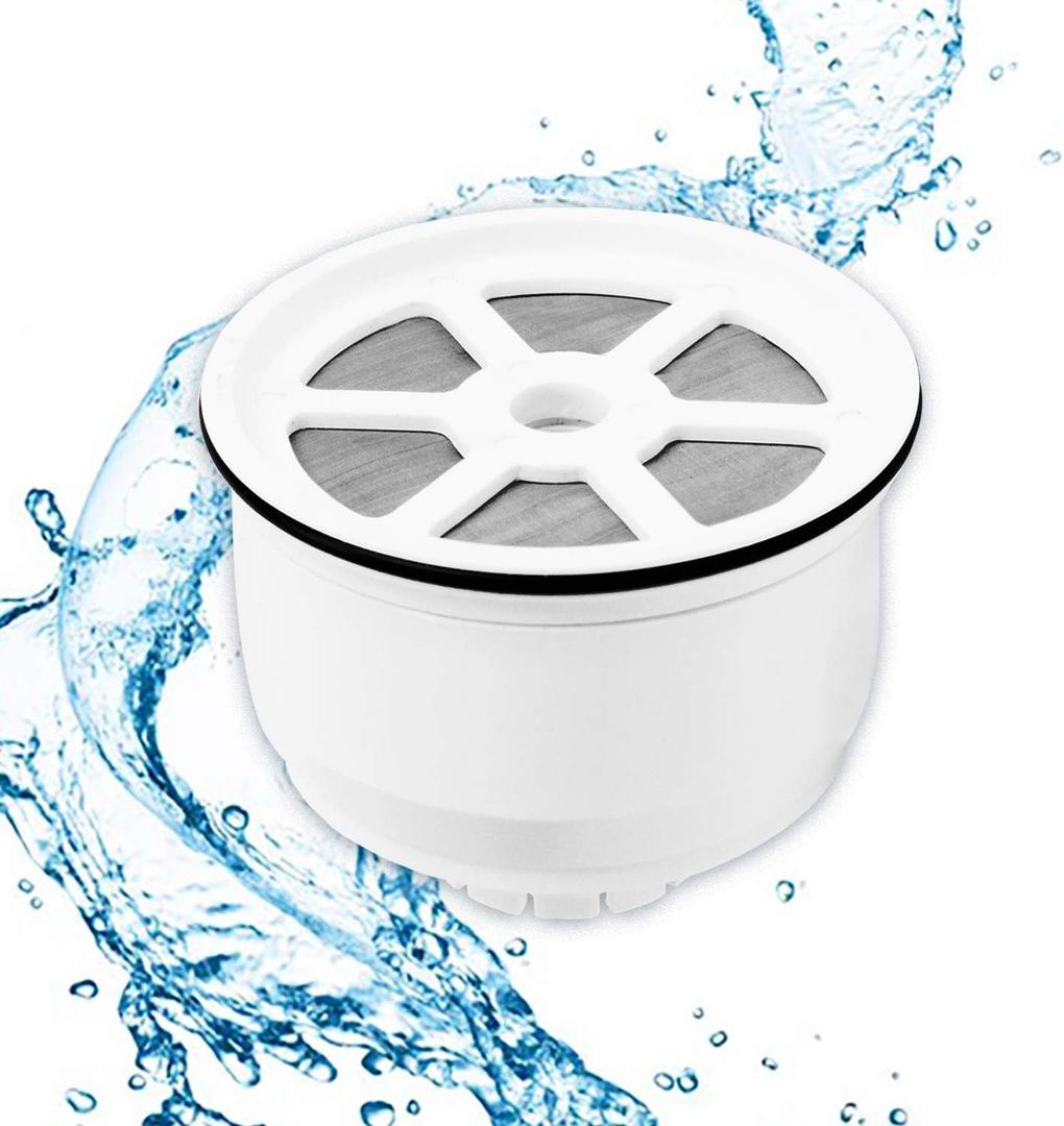 | 1 Shower Filter Replacement Cartridge for 2 GPM 60 PSI Adjustable Detachable Shower Head Water Filter with 5 Massage Spray Options | Shower Head Sold Separately