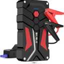 Jump Starter Car Jump Starter Auto Battery Booster Pack 5000A Peak 12V with USB-C Quick Charge,Lithium Jump Box with LED Light(Up to 7.0L Gas or 5.5L Diesel Engine) (Black and Red)