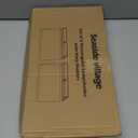 White Rectangle Lamp Shades Set of 2, 16"L x 8"W x 10"H, Large Replacement Lampshades for Table Lamps Floor Lamps, Natural Linen Bedside Lamp Shades, Spider, Harp Holders Included, Easy Assembly