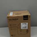 Nugget Ice Maker Countertop, Silonn Chewable Pellet Ice Machine with Self-Cleanin Function, 33lbs/24H Portable Ice Makers for Home Kitchen Officce, Black