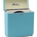 Victrola Collector II - Vinyl Record Storage Case, Holds 30+