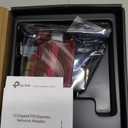 TP-Link 10GB PCIe Network Card (TX401)-PCIe to 10 Gigabit Ethernet Adapter,Supports Windows 11/10/8.1/8/7, Servers 2019/2016/2012 R2, and Linux, Including a CAT6A Cable