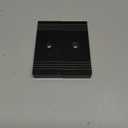 8 Degree Universal Pinion Angle Correction Shims, 2'' Suspension Axle Shims for Leaf Springs and Lift Blocks (Black)