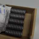 VNDUEEY 100Pcs Strong Magnets with Adhesive Backing, 0.7 * 0.2 inch Ceramic Magnet Small Round Magnets for Crafts, Circle Magnet for Refrigerator, DIY, Science Projects, School Notice Boards (Black)