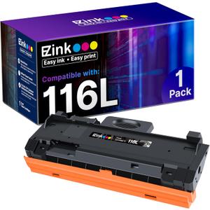 E-Z Ink Compatible Toner Cartridge Replacement for Samsung 116L MLTD116L D116L MLT D116L to use with SL-M2625D SL-M2675F SL-M2825DW SL-M2835DW SL-M2875FD SL-M2875FW SL-M2885FW (1 Black)