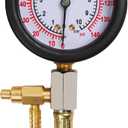 TU-114 Auto Fuel Pressure Gauge Tester Kit Gasoline Pressure MetersAutomobile Instrument Testing Tool(Blue)