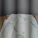 Ultra Soft King Size Mattress Topper - Viscose Made from Bamboo Pillow Top Mattress Pad for Back Pain Relief - Naturally Cooling for Hot Sleepers, Green