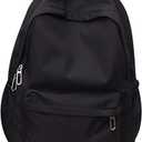 High School Backpack School Bags Cute Personalised Back to School Bag Teen College Laptop Backpack Ladies Rucksack School Backpacks for Girls in Middle School Rucksacks for Teenage Girls Black, Small