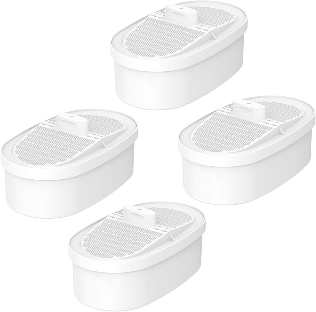 Replacement Filter for Waterdrop WD-PF-01A Plus, Reduces PFOA/PFOS, Chlorine, Compatible with Waterdrop Pitchers, Lasts 3 Months or 200 Gallons, Pack of 4