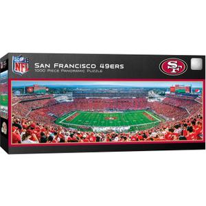 MasterPieces NFL Unisex Stadium Panoramic Jigsaw Puzzle, 1000-Piece (Team Color)