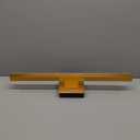 Joossnwell Bathroom Vanity Light 23.62 Inch Modern Bathroom Light Fixtures Dimmable 5CCT Led Vanity Lighting Gold and Black Bath Light Over Mirror ETL Certificated