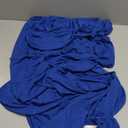 meioro Cocktail Table Covers Royal Blue, 24x43 Inch Highboy Spandex Fitted Tablecloth for Round Tables, Stretch Square Corners High Top Cocktail Table Cover for Party Bar Wedding Birthday Banquet