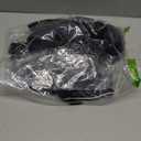 Womens Silk Satin Pajamas Set Sleepwear Loungewear Black 3XL