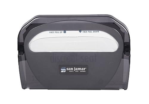 San Jamar One-At-A-Time Dispenser, Standard, Black