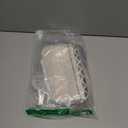 AmazerBath Boho Shower Curtain, Modern Farmhouse Shower Curtain Set with Tassels, Rustic Faux Linen Green Striped Shower Curtain with Hooks, Light Tan Toned, 72x72 Inches