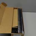 Industrial Curtain Rods for Windows 28 to 48 Inches, Blackout Wrap Around Curtain Rod, for Indoor and Outdoor, 7/8 Inch Diameter, 33 to 45 Inches, Black