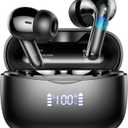 AI Translation Earbuds Real Time with Audio and Video Calls, 164 Language/7 Translation Modes Translator Earbuds Bluetooth 5.4 with APP, 48H AI Ear Buds Translator Device for Business/Learning/Travel, Light Black