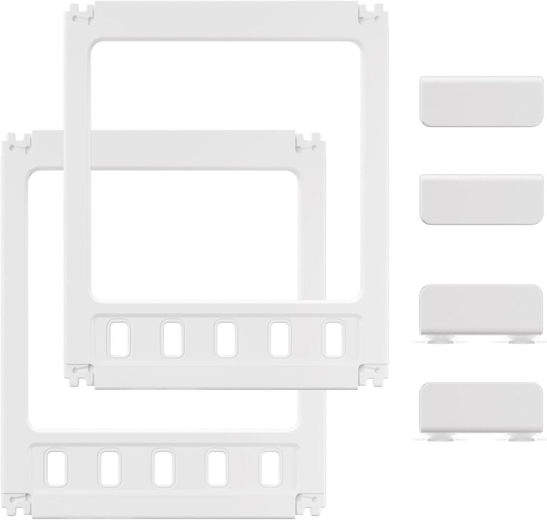 Clear-air Dog Playpen Indoor, G Series, 24" H, White, 2 Panels