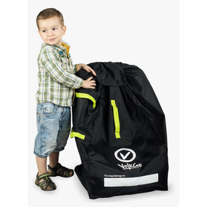 V VOLKGO Car Seat Travel Bag For Airplane with Padded Backpack Shoulder Straps, Gate Check Bag, Car Seat Bags for Air Travel Carseat Travel Cover, Carseat Travel Bag Cover for Airplane Travel