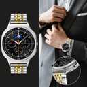 Stainless Steel Men Bands Compatible with Samsung Galaxy Watch 8 40mm 44mm Classic 46mm Replacement Metal Replacement Wristbands