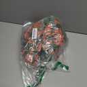 Artificial Hanging Flowers for Outdoors, 2 Pcs UV Resistant Artificial Outdoor Plants, No Fade Fake Hanging Plant with Silk Flowers for Outdoor Planters for Home Garden Porch Yard Decor, Orange