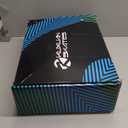 Kuxuan Boys Adjustable Inline Skates with Light up Wheels, Fun Illuminating Skates for Kids Girls Youth (X-Large(Adult 8-10 US), Purple)