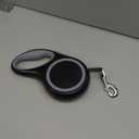 26Ft Retractable Dog Leash, Heavy Duty Great Leash for Dog up to 110 lbs, Anti-Slip Rubberized Handle, One-Handed Brake, Strong Nylon Tape, Tangle Free(Large Size).