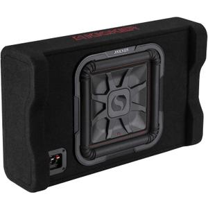 KICKER 49L7TDF122 Down-Firing 12" L7T 2-Ohm Subwoofer Enclosure, 600 Watts RMS