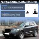 Fuel Filler Door Opener for Hyundai Santa Fe 2007 2008 2009 Fuel Door Lock Actuator Fuel Gas Flap Cap Hatch Door Release Handle Opener 2 Pin 957202B000/95720-2B000