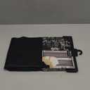 Semi Voile Sheer Curtains 84 Inches Long 2 Panels Rod Pocket Window Treatment for Living Room Bedroom Dining Room (Black 52" W x 84" L)